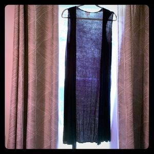 Lularoe sleeveless long sweater vest